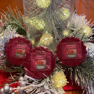 Yankee Candle Cranberry Chutney Wax Melts - Smells so good - New